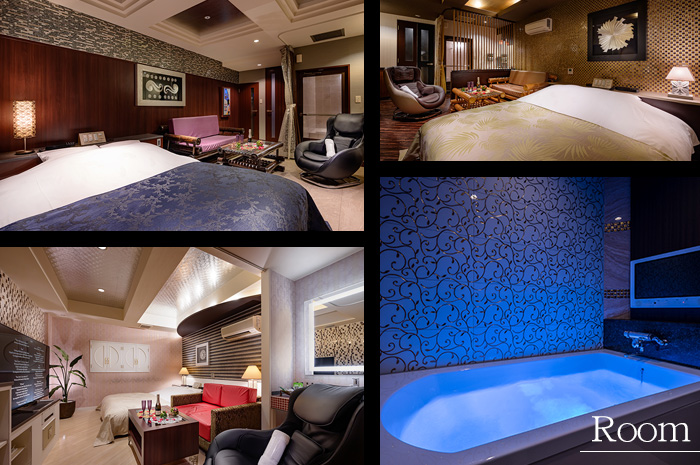 アジアンリゾート ヴォーグ ヴォーグ鹿浜店 ボーグ ラブホ 部屋